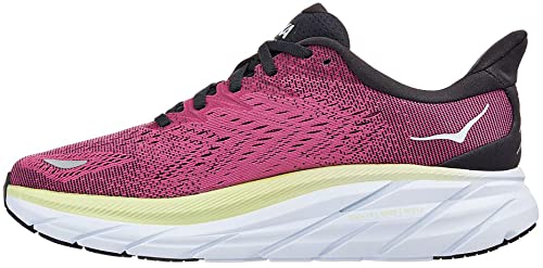 1119394 Hoka Womens Clifton 8 Running Shoe - Blue Graphite/Ibis Rose - Size 11 Like New