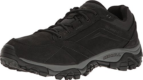 J91829 MERRELL MEN'S MOAB ADVENTURE LACE HIKING SHOE BLACK SIZE - Scratch & Dent