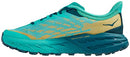 1123158 HOKA ONE ONE WOMANS SPEEDGOAT 5 DEEP TEAL WATER GARDEN Size 8 - Like New