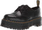 25234001 DR. MARTENS HOLLY QUAD RETRO WOMEN'S BLACK BUTTERO SIZE 10 Like New