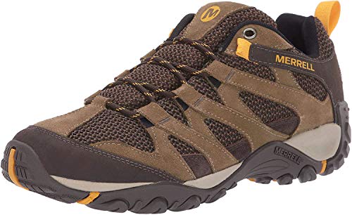 MERRELL MEN'S ALVERSTONE MID HIKING BOOT - SIZE 10.5 - MERRELL STONE - Like New