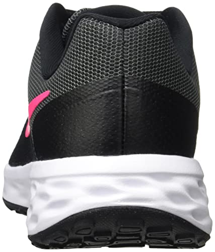 DC3729002 WOMEN NIKE REVOLUTION 6 NEXT NATURE SHOES SIZE 8, Black Pink Gray - Like New