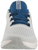 3026518 UNDER ARMOUR Men's Charged Pursuit 3 Big Logo Gray/Blue/Gold Size 9.5 - Like New
