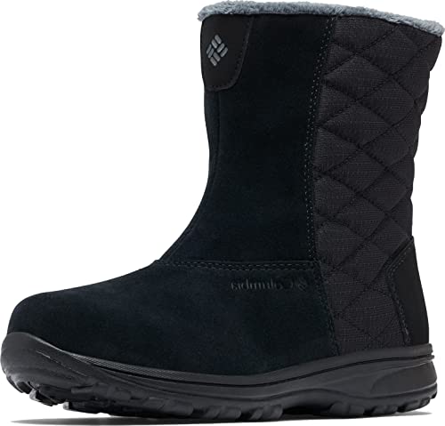 COLUMBIA WOMEN'S ICE MAIDEN SLIP III - BLACK/GRAPHITE - SIZE 9.5 - Like New