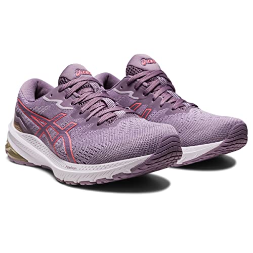 1012B197 ASICS Women GT-1000 11 Shoes, Size 9.5 Dusk Violet/Violet Quartz Like New