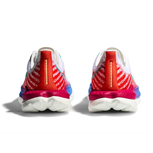 1127893 HOKA MEN'S MACH 5 RUNNING SHOE WHITE FLAME SIZE 14 - Like New