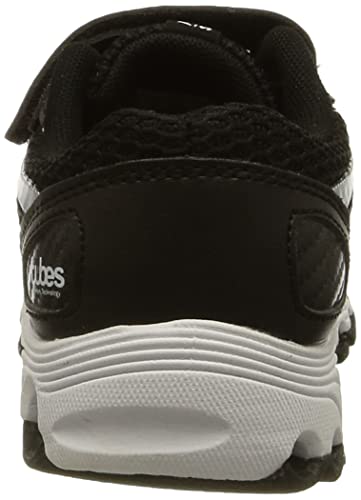 57160 KSWISS KID BOYS' K-SWISS TUBES COMFORT 200 RUNNING SHOE SIZE 2.5 BLACK Like New