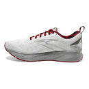 BROOKS WOMEN’S LEVITATE 6 NEUTRAL RUNNING SHOE SIZE: WOMEN 8 - WHITE/RED/SILVER - Like New