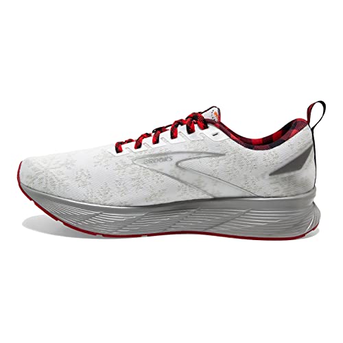 BROOKS WOMEN’S LEVITATE 6 NEUTRAL RUNNING SHOE SIZE: WOMEN 8 - WHITE/RED/SILVER - Like New