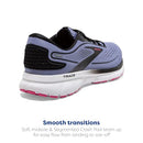 BROOKS WOMEN’S TRACE 2 NEUTRAL SHOE - PURPLE IMPRESSION/BLACK/PINK - SIZE 9.5 - Like New