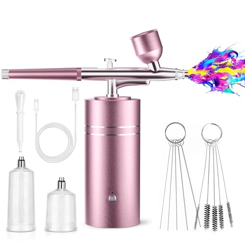 Airbrush for Nails Portable Airbrush Kit with Compressor 30PSI High-Pressure Like New