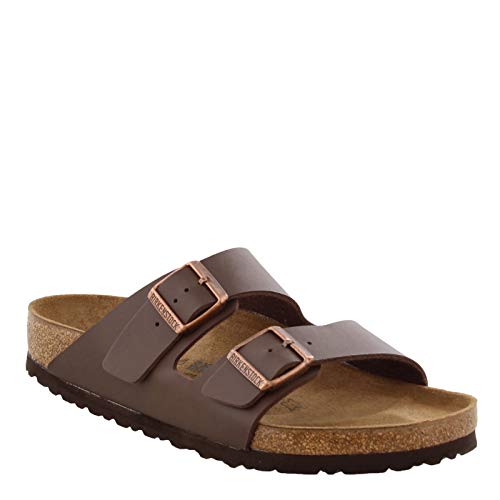 BIRKENSTOCK ARIZONA UNISEX SANDAL - SIZE: MEN 6 WOMEN 8 - DARK BROWN - Like New