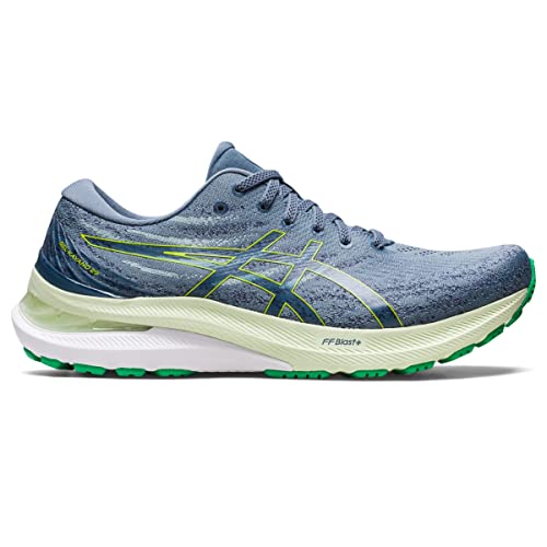 1011B440 ASICS Men's Gel-Kayano 29 Running STEEL BLUE/LIME ZEST SIZE 9.5 Like New