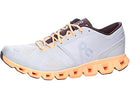 40.99699 On Running Women's Cloud X Sneakers, SILVER/ALMOND, Size 10 Like New