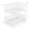 Sorbus 2 Tier Metal Under Sink Organizer SHL-DRW2-WH, White Like New