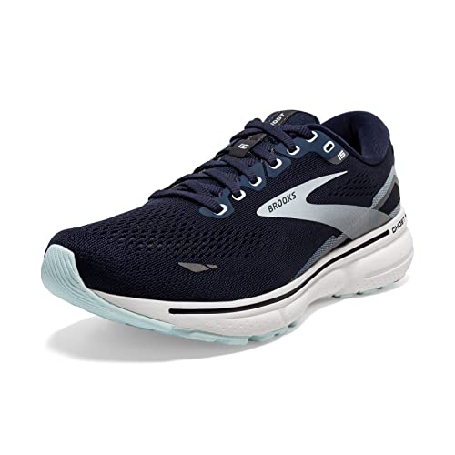 BROOKS WOMEN'S GHOST 15 NEUTRAL RUNNING SHOE - PEACOAT/PEARL/SALT AIR - SIZE 6 - Like New