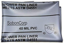 SHOWER PAN LINER 6X10 Grey Made in US - Brand New