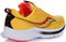 SAUCONY WOMEN'S KINVARA 13 RUNNING SHOES, SIZE 8, VIZI GOLD/VIZI RED Like New