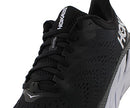 HOKA MENS CLIFTON 7 - BLACK/WHITE - SIZE 10 - Like New