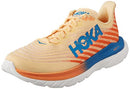 1127893 HOKA MEN'S MACH 5 RUNNING SHOE IMPALA/VIBRANT ORANGE SIZE 9.5 Like New