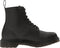 22008001 DR. MARTENS WOMEN 1460 PASCAL W/ZIP MILLED NAPPA COMBAT BLACK SIZE 7 - Like New