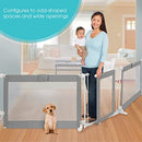 Summer Infant Custom Fit Walk-Thru Extra Wide Pet and Baby Gate Like New