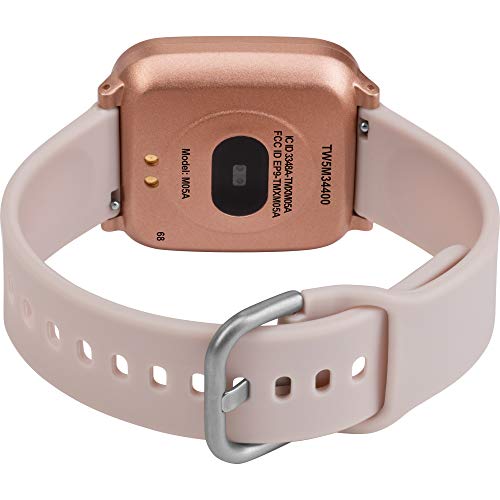 TIMEX CONNECT ACTIVE SMARTWATCH WITH HEART RATE NOTIFICATIONS - BLUSH/ROSE GOLD Like New