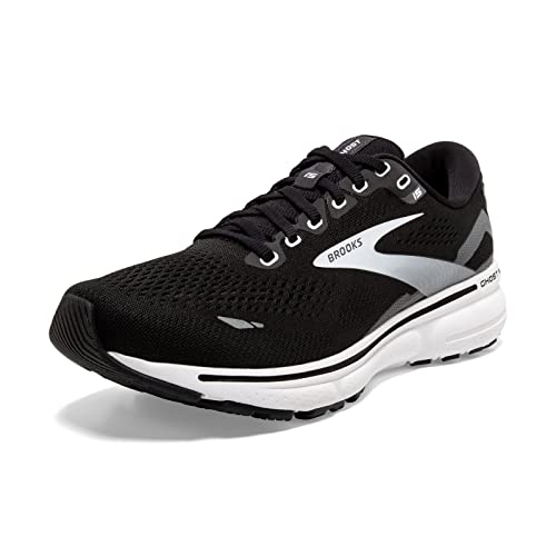 BROOKS WOMEN GHOST 15 NEUTRAL RUNNING SHOE BLACK/BLACKENED PEARL/WHITE SIZE 6.5 - Like New
