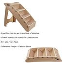 Pet Stairs - Home and Vehicle Foldable Nonslip Dog Steps with 4-Step Design Like New