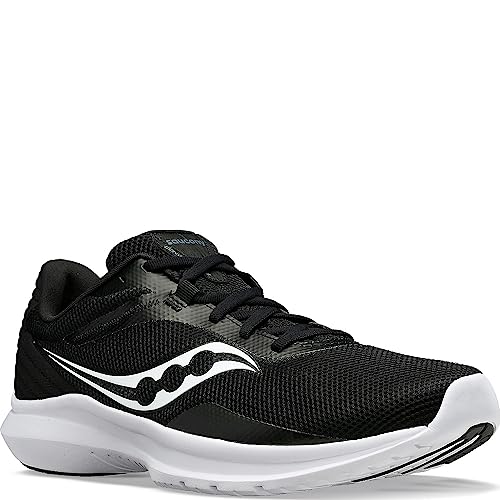 SAUCONY MEN'S CONVERGENCE RUNNING SHOES, SIZE 9, BLACK/WHITE Like New