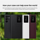 Samsung Galaxy S22 Ultra S-View Flip Cover Protective Phone Case - Black - Like New