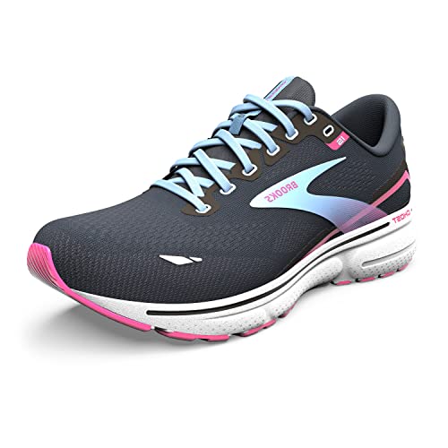 Brooks Women's Ghost 15 Neutral Running Shoe Ebony/Open Air/Lilac Rose Size 9.5 - Like New