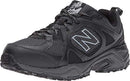 NEW BALANCE MEN'S 481 V3 TRAIL RUNNING SHOE BLACK/MAGNET/METALLIC SILVER -SIZE 7 Like New