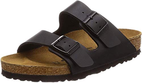 0051191 BIRKENSTOCK ARIZONA BS SANDALS UNISEX BLACK SIZE 9 MEN/SIZE 11 WOMEN Like New