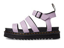 30706308 DR. MARTENS WOMEN'S BLAIRE SANDAL LILAC PISA LEATHER SIZE 7 Like New