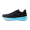 BROOKS WOMEN'S HYPERION TEMPO ROAD RUNNING SHOE - BLACK/ICED AQUA/BLUE - SIZE 12 - Like New