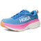 1127952 HOKA ONE ONE  WOMENS BONDI 8 - COASTAL SKY/ALL ABOARD - Size 10 Like New