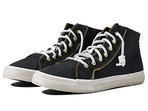 SPERRY WOMEN'S X REBECCA MINKOFF HIGH-TOP SNEAKER - BLACK - SIZE 8 - Like New