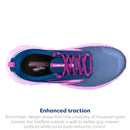 BROOKS WOMEN’S CASCADIA 17 TRAIL RUNNING SHOE - NAVY/PURPLE/VIOLET - SIZE 7.5 - Like New