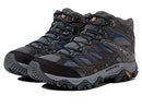 J035865W MERRELL MEN'S MOAB 3 MID HIKING BOOT, SIZE 9.5 WIDE, GRANITE - Like New