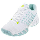 K-Swiss Juniors Bigshot Light 4 Tennis Shoes SIZE 4.5 White/Icy Morn/Love Bird Like New