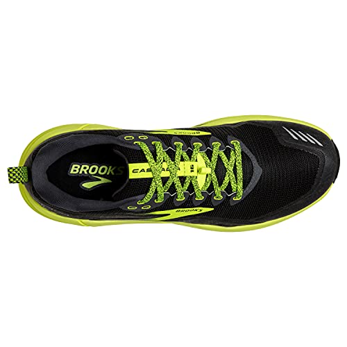 Brooks Men's Cascadia 16 Trail Running Shoe Black/Ebony/Nightlife Size 11 - Like New