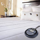 Sunbeam King Heated Mattress Pad Quilted 20 Heat Settings 10 Hours Auto Off - Like New