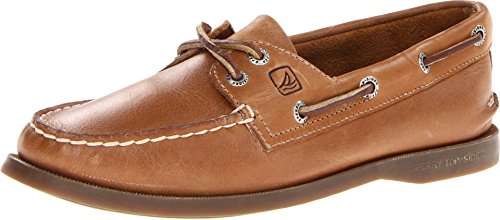 SPERRY WOMEN'S A/O SAHARA ORIGINAL 2-EYE SHOES SAHARA LEATHER/NUTMEG - SIZE 12 - Like New