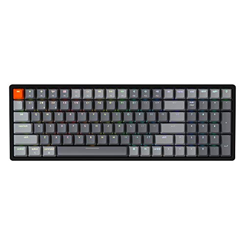 Keychron K4 RGB Hot Swappable Mechanical Keyboard, 96% Layout Bluetooth Like New