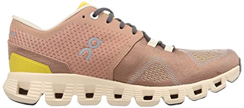 On Running Womens Cloud X Textile Synthetic Mocha Sand Trainers Size 9.5 Like New