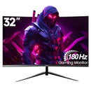 ZZA 32-Inch QHD Curved Gaming Monitor 165Hz/180Hz FreeSync, G-Sync - Black Like New