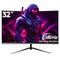 ZZA 32-Inch QHD Curved Gaming Monitor 165Hz/180Hz FreeSync, G-Sync - Black Like New