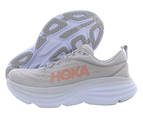 1127952 HOKA ONE ONE Women's Running Shoes, Harbor Mist Lunar Rock, Size 6.5 Like New