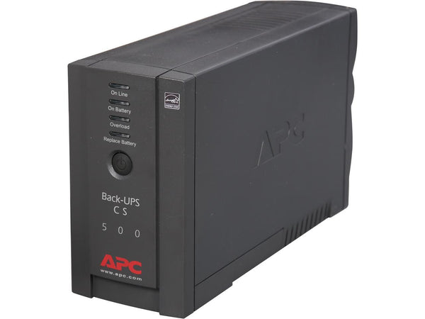APC BK500BLK Back-UPS CS - UPS - External - Standby - AC 120 V - 300 Watt / 500